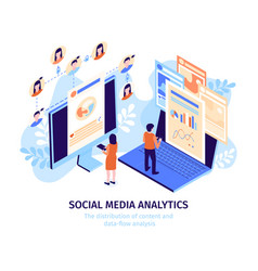 Isometric Social Media