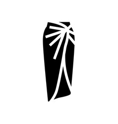 Sarong Skirt Glyph Icon