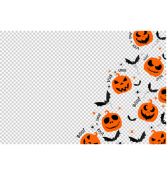 Halloween Party Banner Scary Pumpkin Face