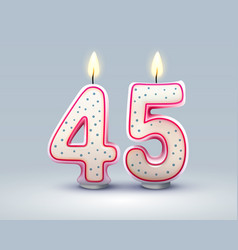 Happy Birthday Years 45 Anniversary