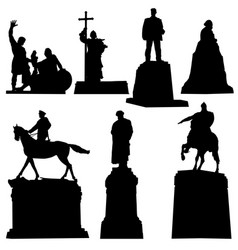 Silhouettes Of The Main Monuments City