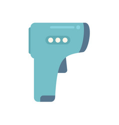 Thermometer Gun Icon Flat Family Health