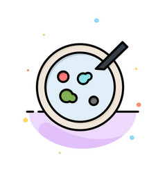 Petri Dish Analysis Medical Abstract Flat Color