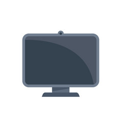 Web Camera Monitor Icon Flat Computer