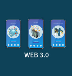 Web 30 Technology Isometric Set