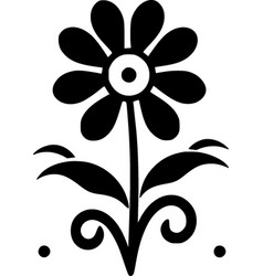 Flower - Black And White