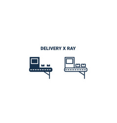 Delivery X Ray Icon Outline And Filled