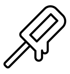 Melt Ice Cream Icon Outline Style