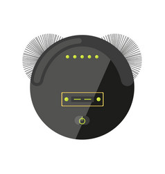 Robot Vacuum Cleaner Cleaning Gadget Black Flat