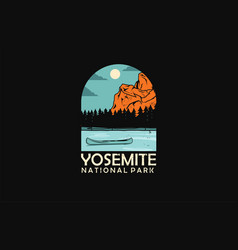 Yosemite National Park Vintage Badge