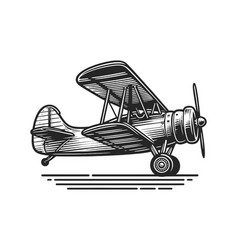 Classic Biplane Airplane