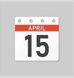 Icon Page Calendar Day - 15 April