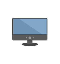 Dark Monitor Icon Flat Pc Screen