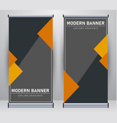 Business Roll Up Banner Abstract