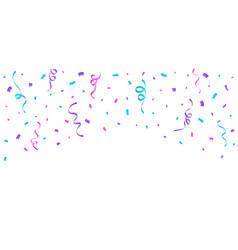 Colorful Confetti And Ribbon Falling Simple