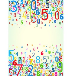 Background from numbers Royalty Free Vector Image