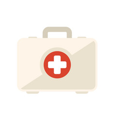 First Aid Kit Icon Flat Family Health