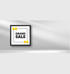 Grand Sale Symbol Special Offer Price Sign Photo