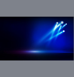 Magenta Blue Lights On The Stage Light