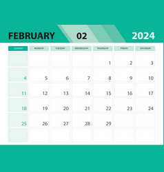 February 2024 Template Calendar