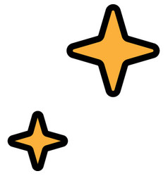 Two Stars Shape Icon