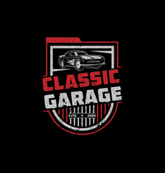 Automotive Classic Car Garage Logo Repair