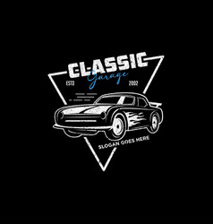 Classic Car Garage Logo Repair And Modification