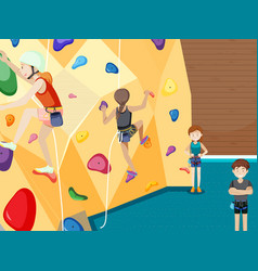 Indoor Rock Climbing Gym