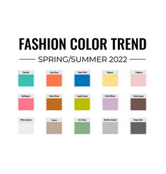 Fashion Color Trend Spring - Summer 2022 Trendy