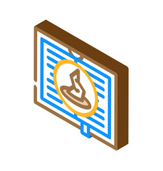 Fantasy Literature Isometric Icon