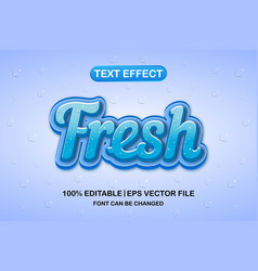 Fresh 3d Editable Text Effect