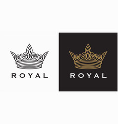 Luxury Royal Crown Logo Emblem