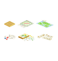 Board Games Set Puzzle Poker Scrabble Puzzle