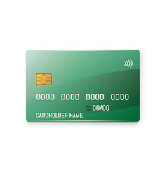 Credit Plastic Card With Emv Chip Contactless