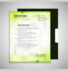 Abstract Green Business Brochure