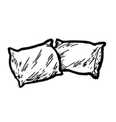 Pillow On White Background