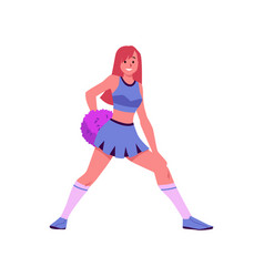 Cheerful Cheerleader Dance Pose