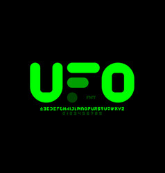 Ufo Font Experimental Alphabet