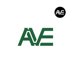 Letter Ave Monogram Logo Design