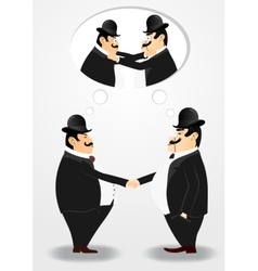 Two Bankers Shaking Hands