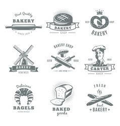 Vintage Bakery Label Set