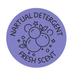 Natural Detergent Fresh Scent And Easy Cleaning