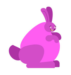 Rabbit Monster Radioactive Large Purple Bunny