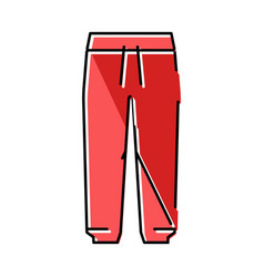 Joggers Pants Clothes Color Icon