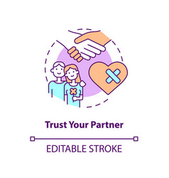 Trust Partner Concept Icon