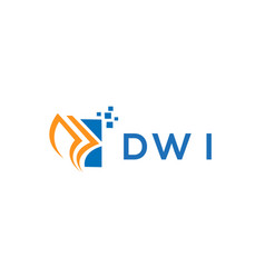 Dwi Credit Repair Accounting Logo Design On White