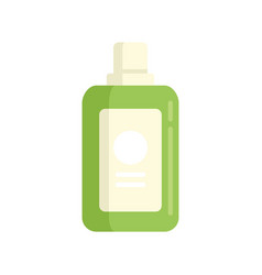 Mouthwash Bottle Icon Flat Tooth Wash