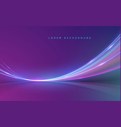 Abstract Neon Light Lines Background