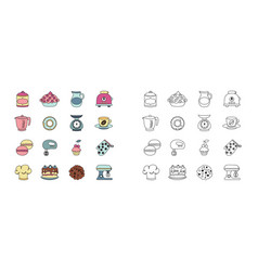 Bakery Icons Set