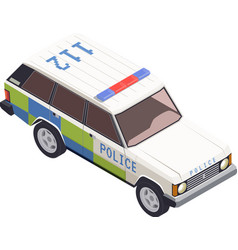 Isometric Police Car